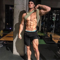 2020 nowych mężczyzna siłownie Fitness luźne spodenki kulturystyka biegaczy lato szybkoschnący fajne szorty spodnie męskie Casual plaża marki spodnie dresowe 4